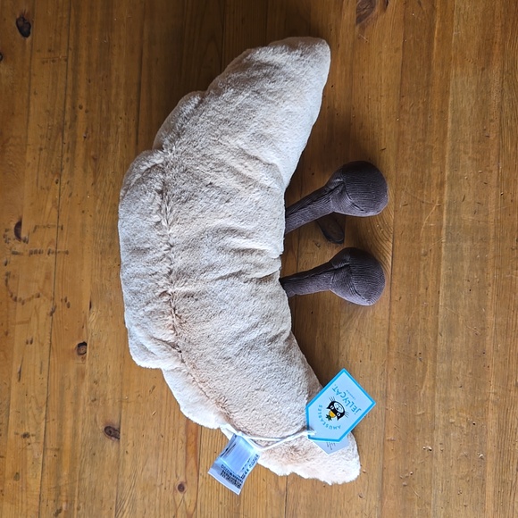 Jellycat Amuseable Croissant 12.5x8" (w/Legs) Soft and Plush NWT Authentic - Picture 4 of 5